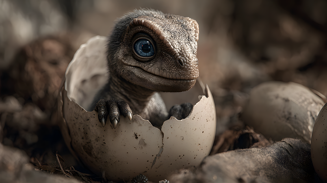 Free dragon baby egg illustration