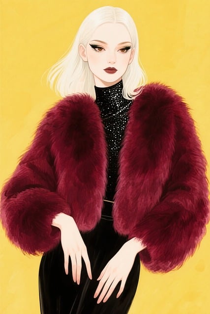 Mode Illustration, Glamourøs Kvinde