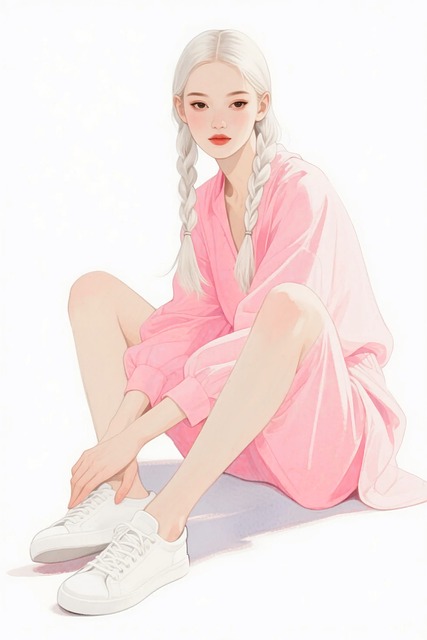 Ilustrație De Modă, Estetica Pastelata