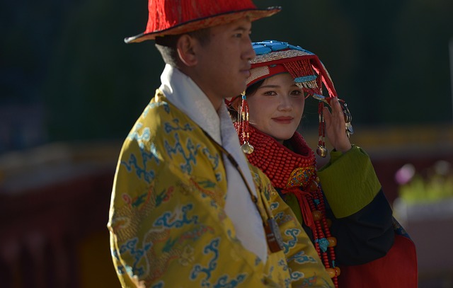 Free Tibean Attire Dress photo and picture