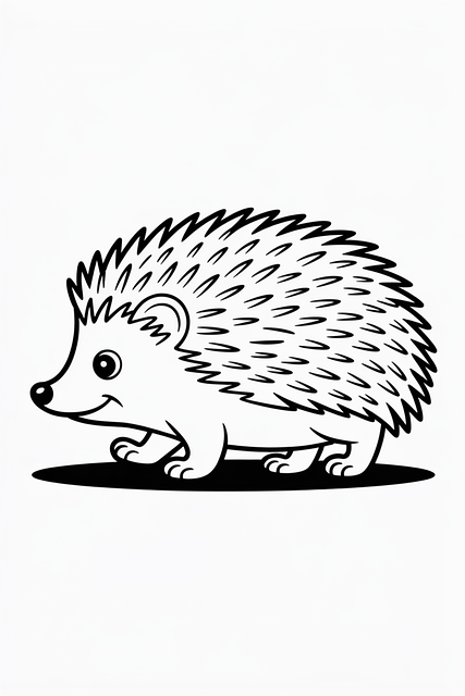 Free hedgehog animal cute illustration
