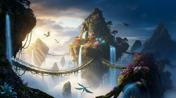 Free Fantasy Island illustration and picture