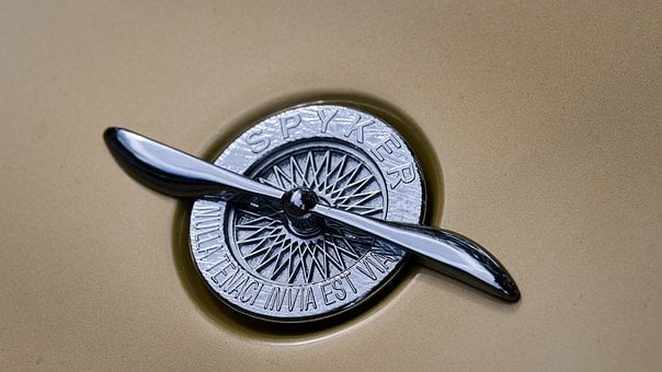 Spyker, Logo, Tijd, Metaalachtig, Zand
