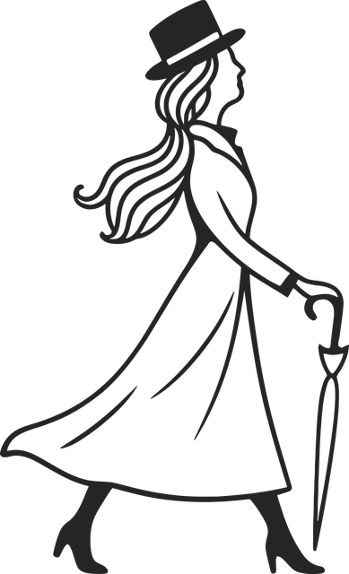 Silhueta, Mulher, Elegante, Odiar
