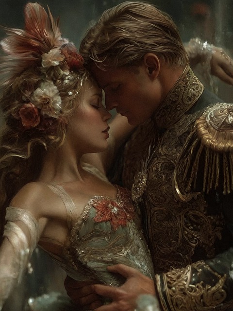 Free Romantic Dancers illustration and picture