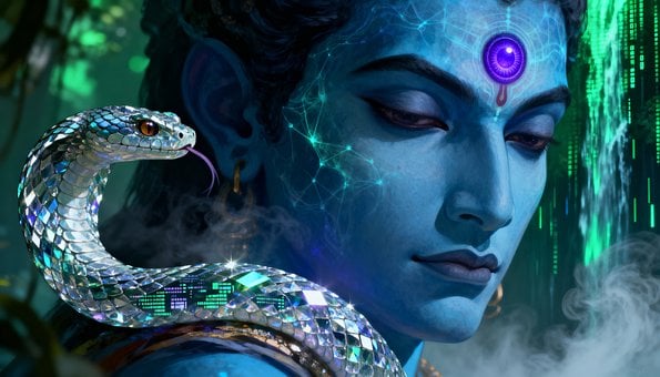Shiva, Deus Hindu, Mitologia, Futurista