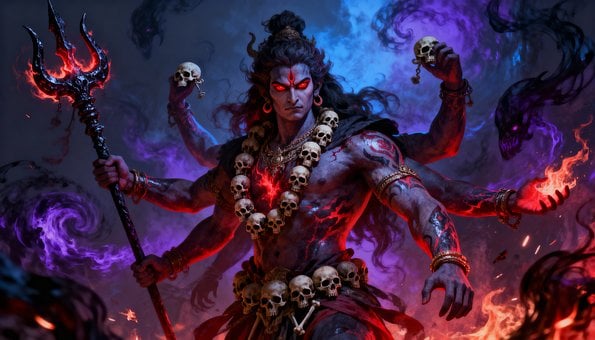 Shiva, Hindu, Deus, Mitologia, Bhairava