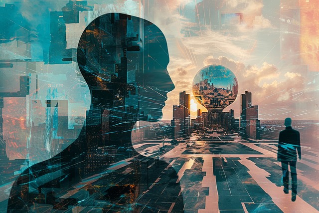 Free futurism silhouette sci-fi illustration