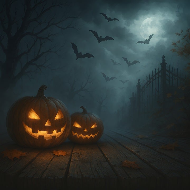 Download Halloween, Pumpkin, Ghost. Royalty-Free Stock Illustration