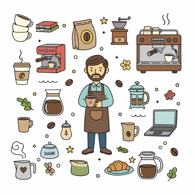 Free Barista Coffee vector and picture