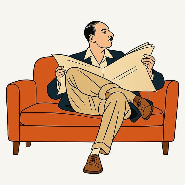 Free ai generated cartoon man illustration