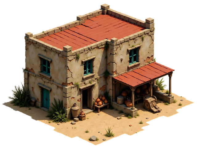 Free house living room building illustration