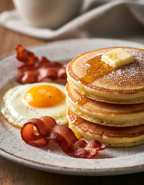 Free pancakes yummy meal illustration