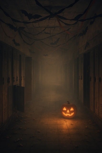 Free dreamcore hall hallway illustration