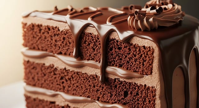 Free chocolate cake layer cake chocolate illustration