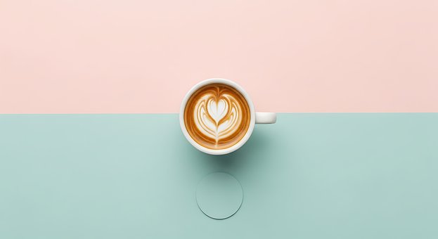 Latte Art, Xícara De Café