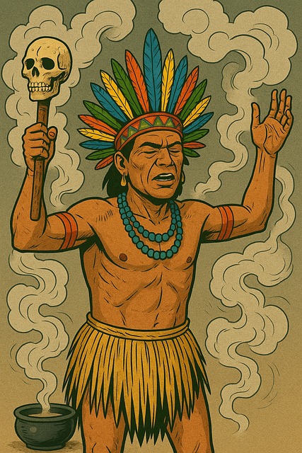 Amazon, Shaman, Ritual, Stammeleder