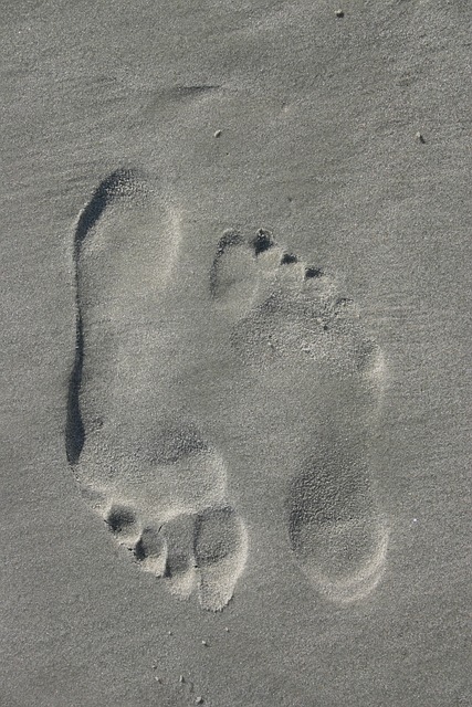 Free Footprints Sand photo and picture