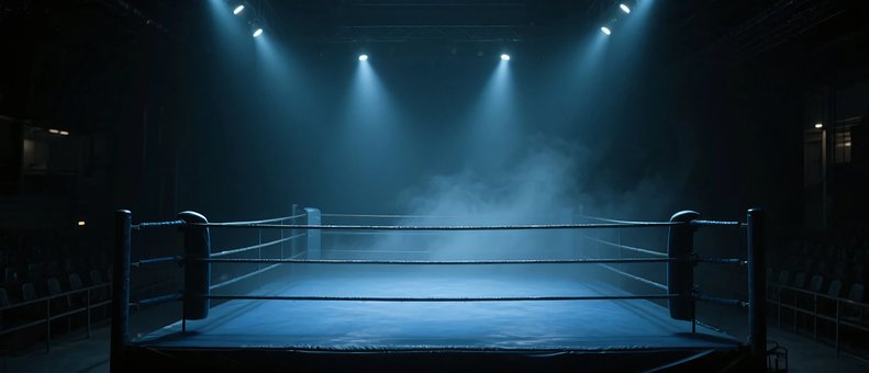 Free Boxing Ring Spotlight illustration and picture