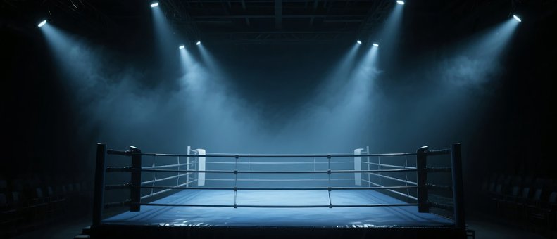 Free Boxing Ring Spotlight illustration and picture