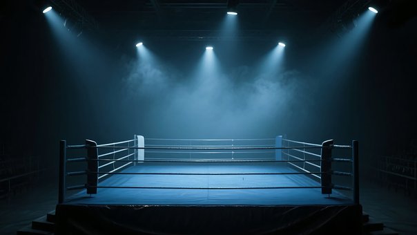 Free Boxing Ring Spotlight illustration and picture