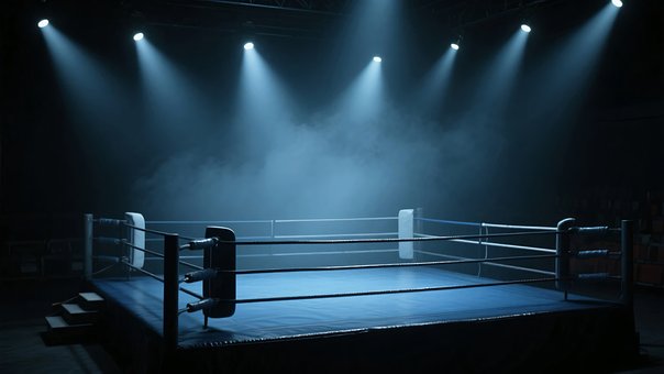 Free Boxing Ring Spotlight illustration and picture