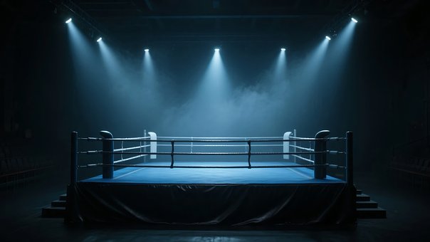 Free Boxing Ring Spotlight illustration and picture