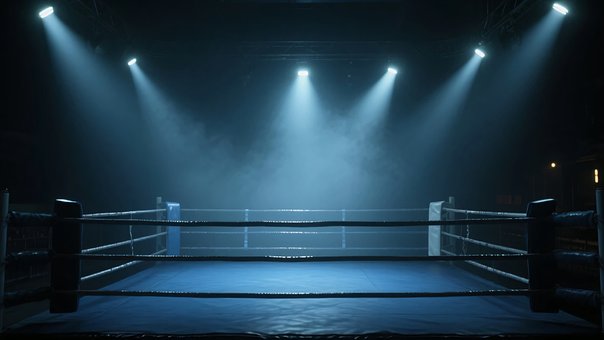 Free Boxing Ring Spotlight illustration and picture