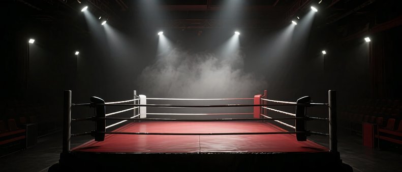 Free Boxing Ring Spotlight illustration and picture