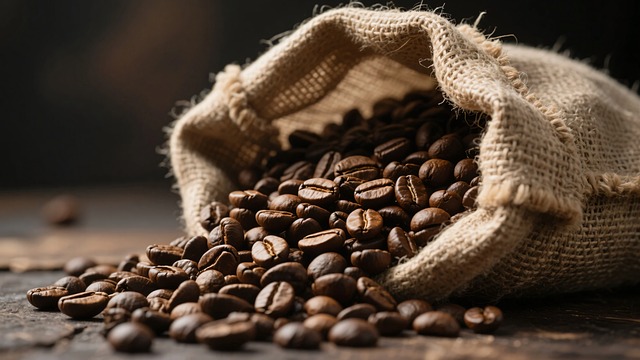 Free coffee beans roasted illustration