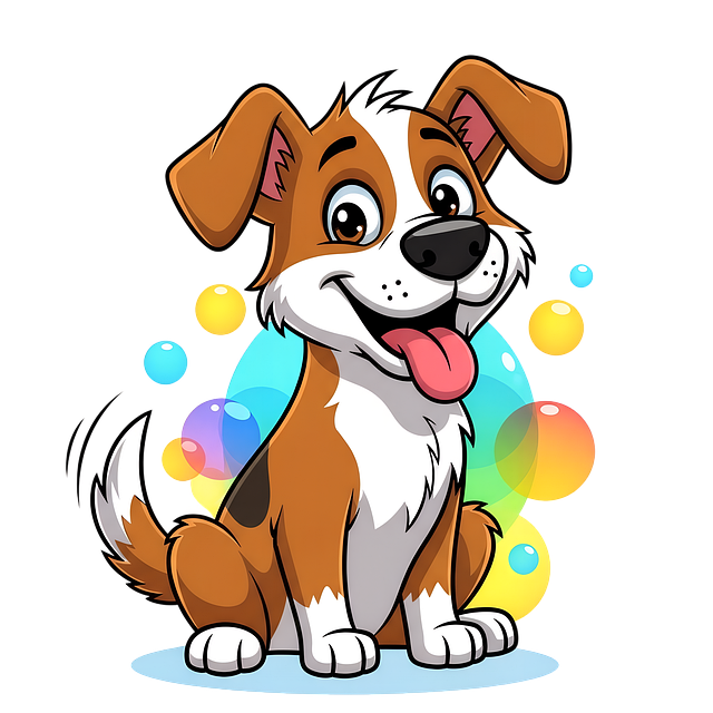 Free dog animal pet illustration