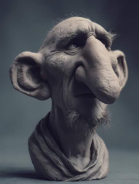 Free troll fantasy sculpture illustration