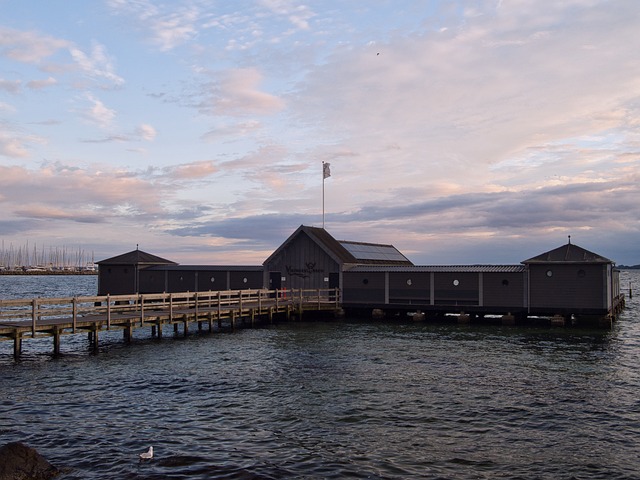 Kyst, Hus, Web, Himmel