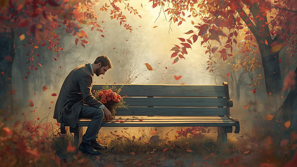 Free Autumn Memory Lost Love illustration and picture
