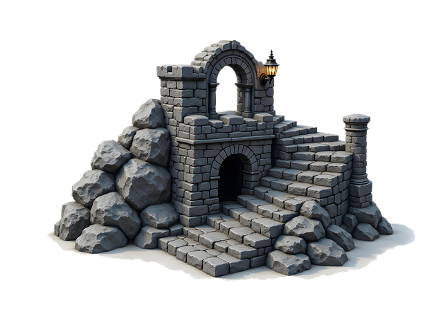 Free gate path goal illustration