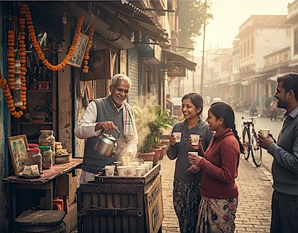 Free Indian Tea Tea Stole illustration and picture