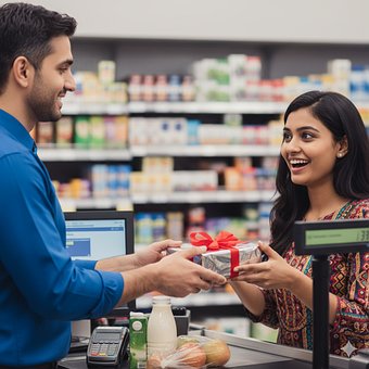 Free Cashier Customer Service illustration and picture