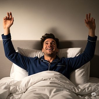 Free Good Sleep Waking illustration and picture