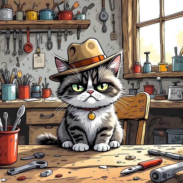 Free ai generated cat pet illustration