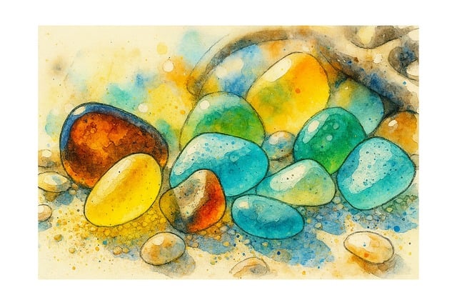 Free stones pebbles sea vector