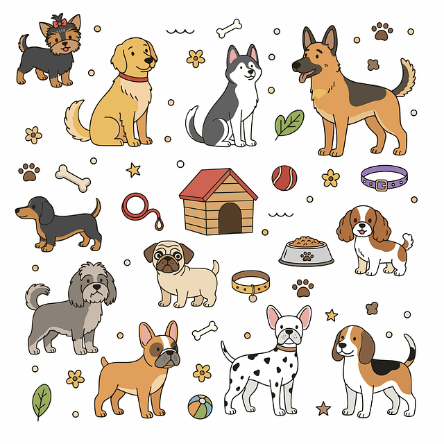 Free dogs puppies cute dogs vector