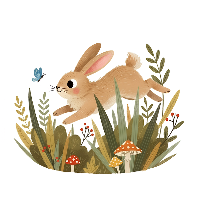 Free rabbit bunny hare illustration