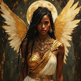 Free Woman Portrait illustration and picture
