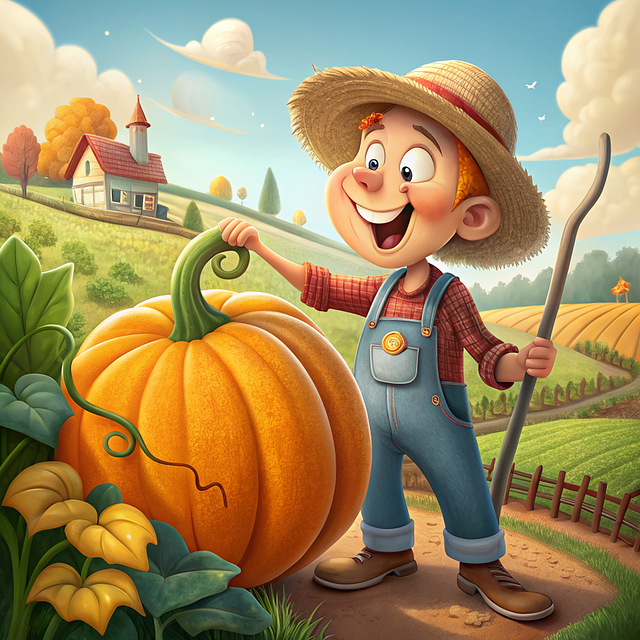 Free farmer nature farm illustration
