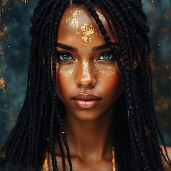 Free Woman Portrait illustration and picture