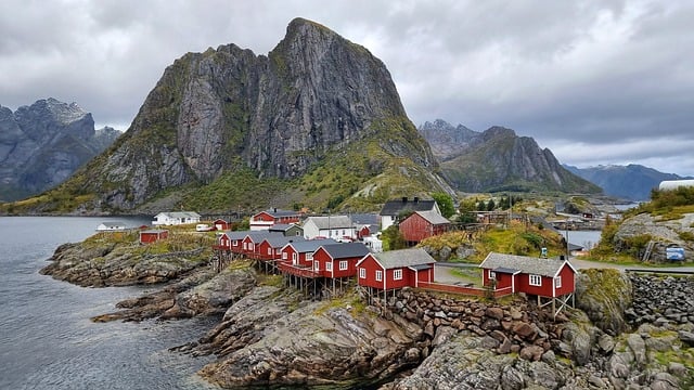 Lofoten, Norsko, Příroda, Krajina, Hory