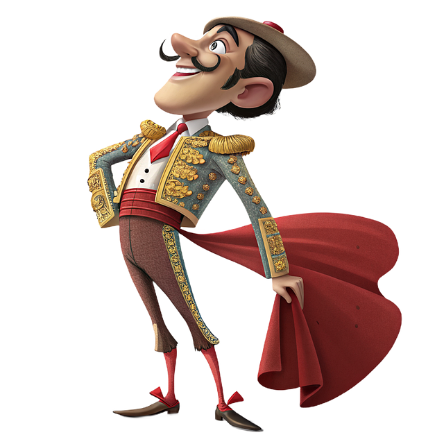 Free matador bullfighting torero illustration