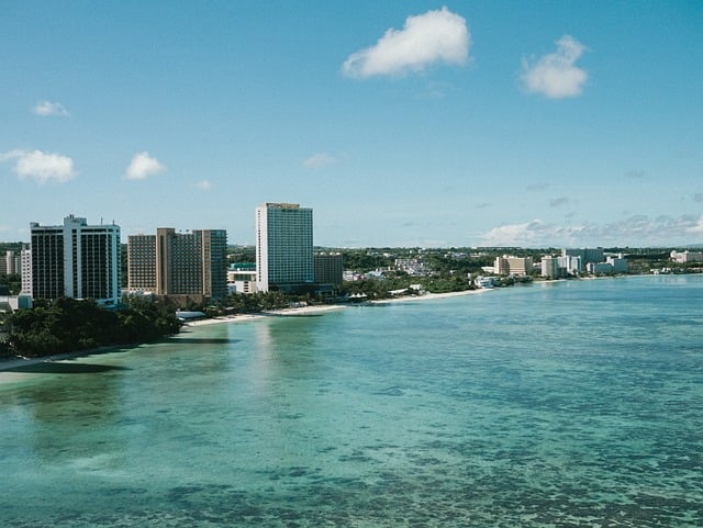 Free Guam Cityscape Waterfront Buildings photo and picture