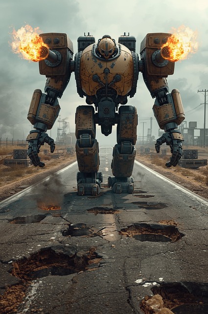 Free Warrior Robot illustration and picture