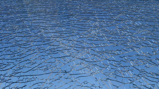 Free Glass Jumped photo and picture